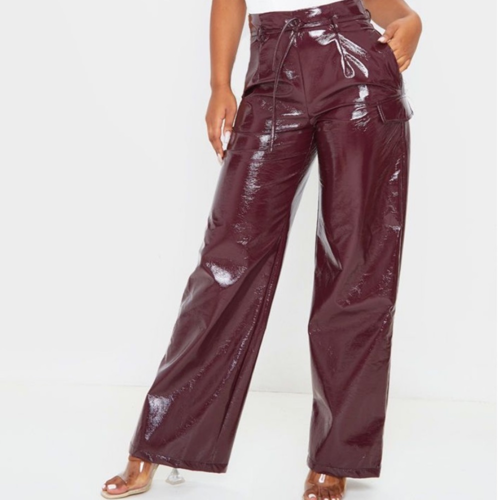 Faux Leather Pants